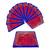 atorakushon   Parachute Fabric Saree Cover Garments Wardrobe Organizer Pack of 12 (Blue)