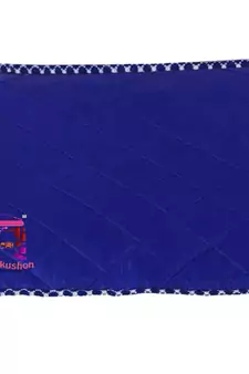atorakushon   Parachute Fabric Saree Cover Garments Wardrobe Organizer Pack of 12 (Blue)