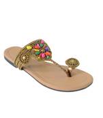 Flat ethnic footwear 