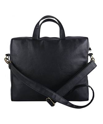 Two Yellow Autos Canvas PU Laptop Bag 2