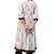 White printed cotton ethnic-kurtis