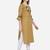 Mustard Color Straight Kurta