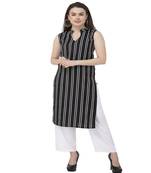 Striped Black kurta palazzo set