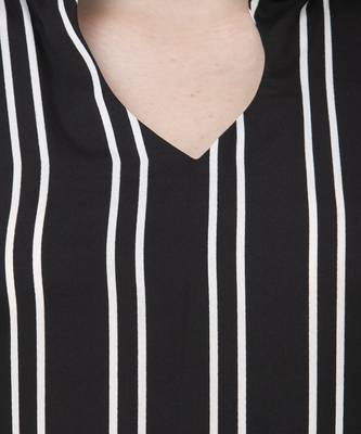 Striped Black kurta palazzo set 4