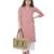 Striped Red kurta palazzo set