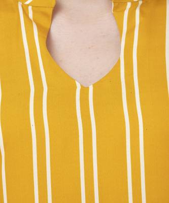 Striped Yellow kurta palazzo set 4