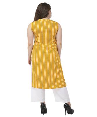 Striped Yellow kurta palazzo set 5