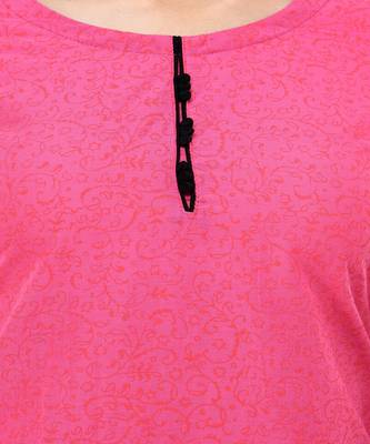 Pink Printed kurta palazzo set 4