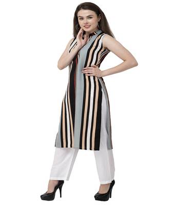 Multi Striped kurta palazzo set 2