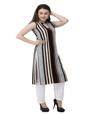 Multi Striped kurta palazzo set 3
