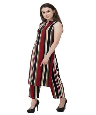 Multi Striped kurta palazzo set 2