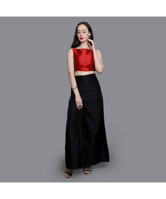 Red dupion Blouse 1