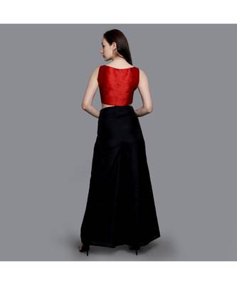 Red dupion Blouse 5
