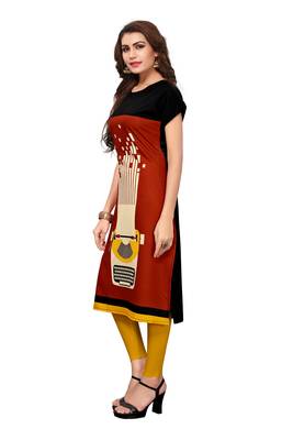 Women's Festive Wear Heavy Crepe Kurti 4