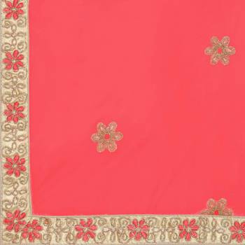 Women'S Beige Semi Stiched Embroidered Net Lehenga Choli 5