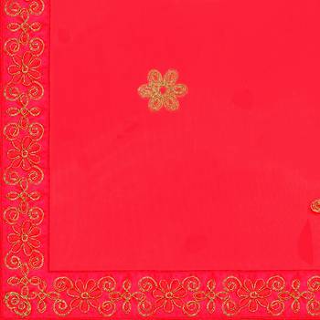 Women'S Coral Semi Stiched Embroidered Net Lehenga Choli 5