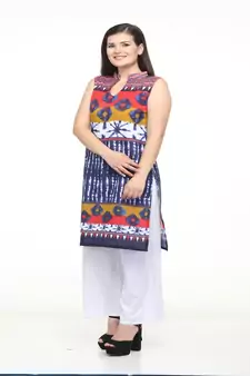 Multi Printed kurta palazzo set