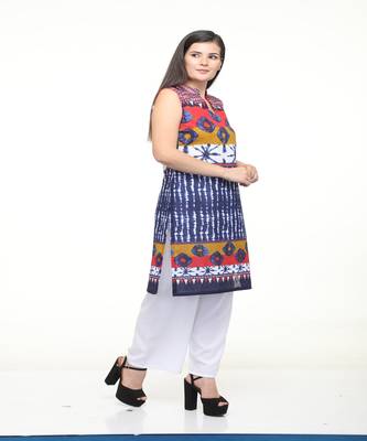 Multi Printed kurta palazzo set 3