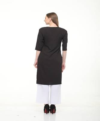 Crepe Multi Straight digital Kurta 5