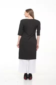Crepe Multi Straight digital Kurta