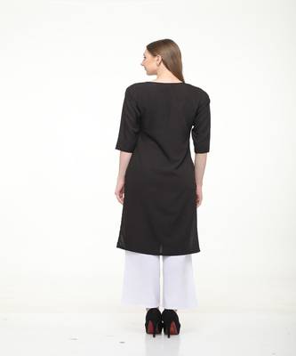 Crepe Multi Straight digital Kurta 5