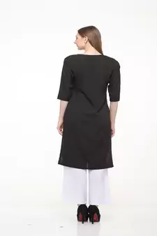 Crepe Multi Straight digital Kurta