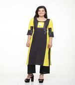 Crepe Multi Straight digital Kurta