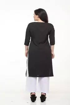 Crepe Multi Straight digital Kurta