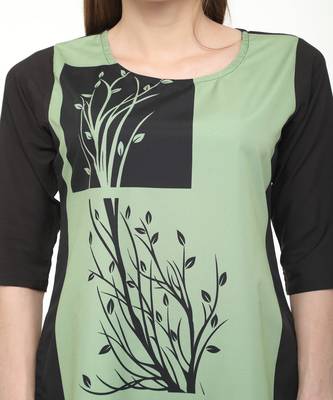 Crepe Multi Straight digital Kurta 4