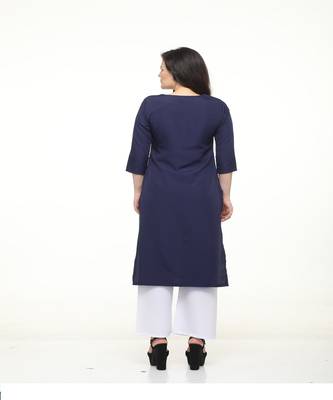 Crepe Multi Straight digital Kurta 5
