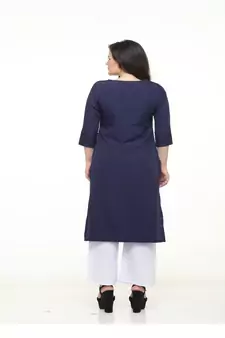 Crepe Multi Straight digital Kurta