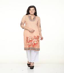 Crepe Straight Multi Kurta