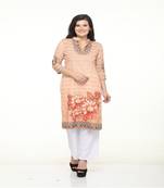 Crepe Straight Multi Kurta