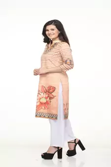 Crepe Straight Multi Kurta