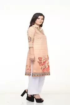 Crepe Straight Multi Kurta