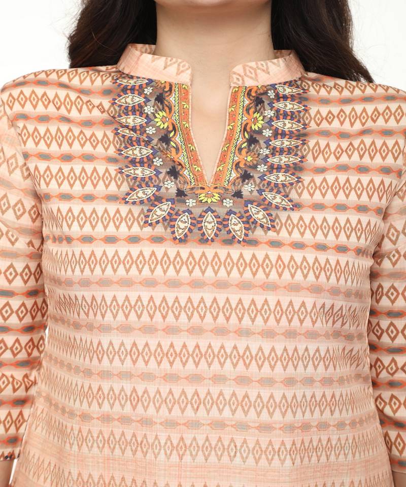 Crepe Straight Multi Kurta