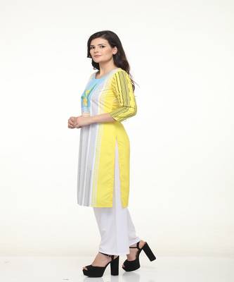 Crepe Straight Multi Kurta 2