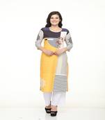 Crepe Straight Multi Kurta