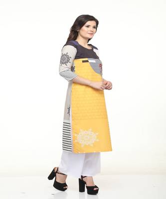 Crepe Straight Multi Kurta 3
