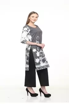 Crepe Multi Straight digital Kurta