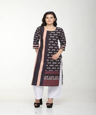 Crepe Straight Multi Kurta 1