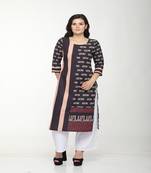 Crepe Straight Multi Kurta