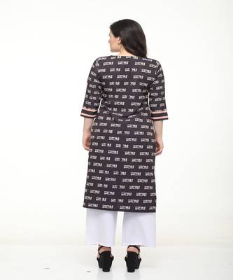 Crepe Straight Multi Kurta 5