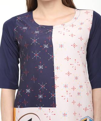 Crepe Straight Multi Kurta 4