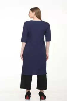 Crepe Straight Multi Kurta