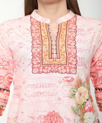 Crepe Multi Straight digital Kurta 4