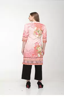 Crepe Multi Straight digital Kurta