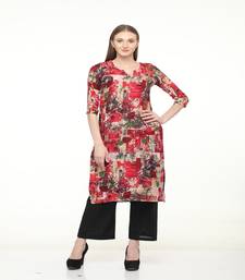 Rayon Straight Multi Kurta