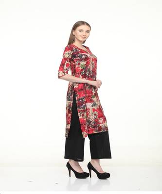 Rayon Straight Multi Kurta 3