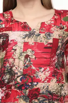 Rayon Straight Multi Kurta